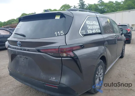 2023 Toyota Sienna Le из США, поврежденный, VIN 5TDKRKEC6PS157035
